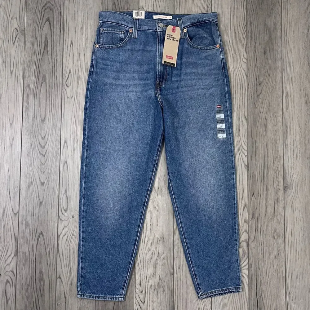 Levi's Womens Size 31 High Waist Mom Cotton Denim NEW Jeans Vintage Casual Retro